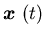 ${\mbox{\boldmath$x$ }}(t)$