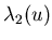 $\lambda_2(u)$