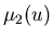 $\mu_2(u)$