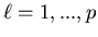 $\ell=1,...,p$