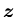 ${\mbox{\boldmath$z$ }}$