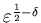 $\varepsilon^{\frac{1}{2}-\delta}$