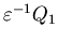 $\varepsilon^{-1}Q_1$