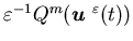 $\varepsilon^{-1}Q^m({\mbox{\boldmath$u$ }}^{\varepsilon}(t))$