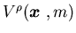 $V^{\rho} ({\mbox{\boldmath$x$ }},m)$