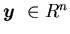 ${\mbox{\boldmath$y$ }}\in R^n$