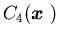 $C_4({\mbox{\boldmath$x$ })}$