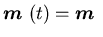 ${\mbox{\boldmath$m$ }}(t)={\mbox{\boldmath$m$ }}$