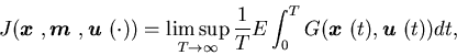 \begin{displaymath}J({\mbox{\boldmath$x$ }},{\mbox{\boldmath$m$ }},{\mbox{\bol......({ \mbox{\boldmath$x$ }}(t),{\mbox{\boldmath$u$ }}(t))dt,\end{displaymath}