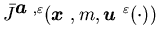 $\bar J^{{\mbox{\boldmath$a$ }},\varepsilon}({\mbox{\boldmath$x$ }},m,{\mbox{\boldmath$u$ }}^{\varepsilon}(\cdot))$