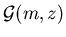 ${\cal G}(m,z)$