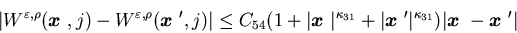 \begin{displaymath}\vert W^{\varepsilon, \rho}({\mbox{\boldmath$x$ }},j)-W^{\v......31}})\vert{\mbox{\boldmath$x$ }}-{\mbox{\boldmath$x$ }}'\vert\end{displaymath}