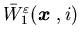 $\bar W^{\varepsilon}_1({\mbox{\boldmath$x$ }},i)$