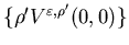 $\{\rho'V^{\varepsilon,\rho'}(0,0)\}$