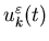 $u_k^{\varepsilon}(t)$