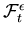 ${\calF}_t^{\epsilon}$