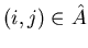 $(i,j)\in \hat A$